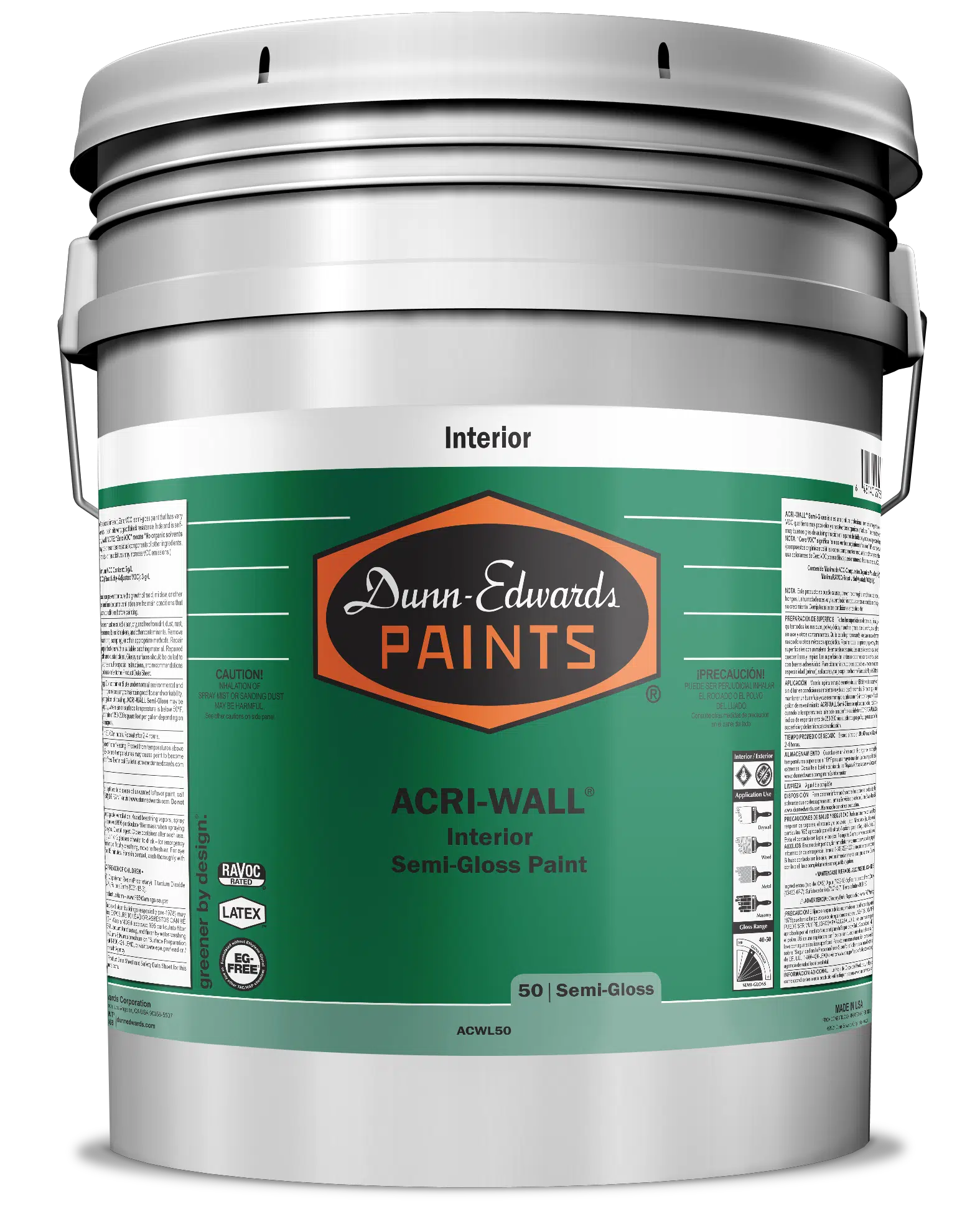 ACRI-WALL Interior Semi-Gloss Paint Can