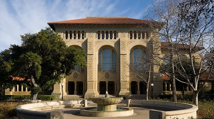 A large stone building