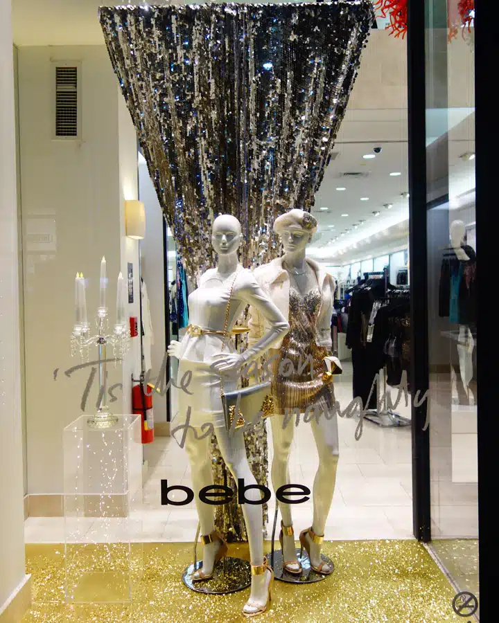 A display in a store