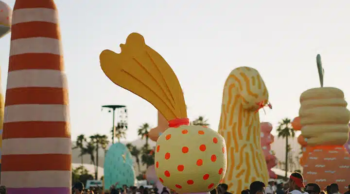 A group of colorful balloons