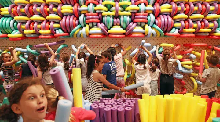 A group of colorful balloons