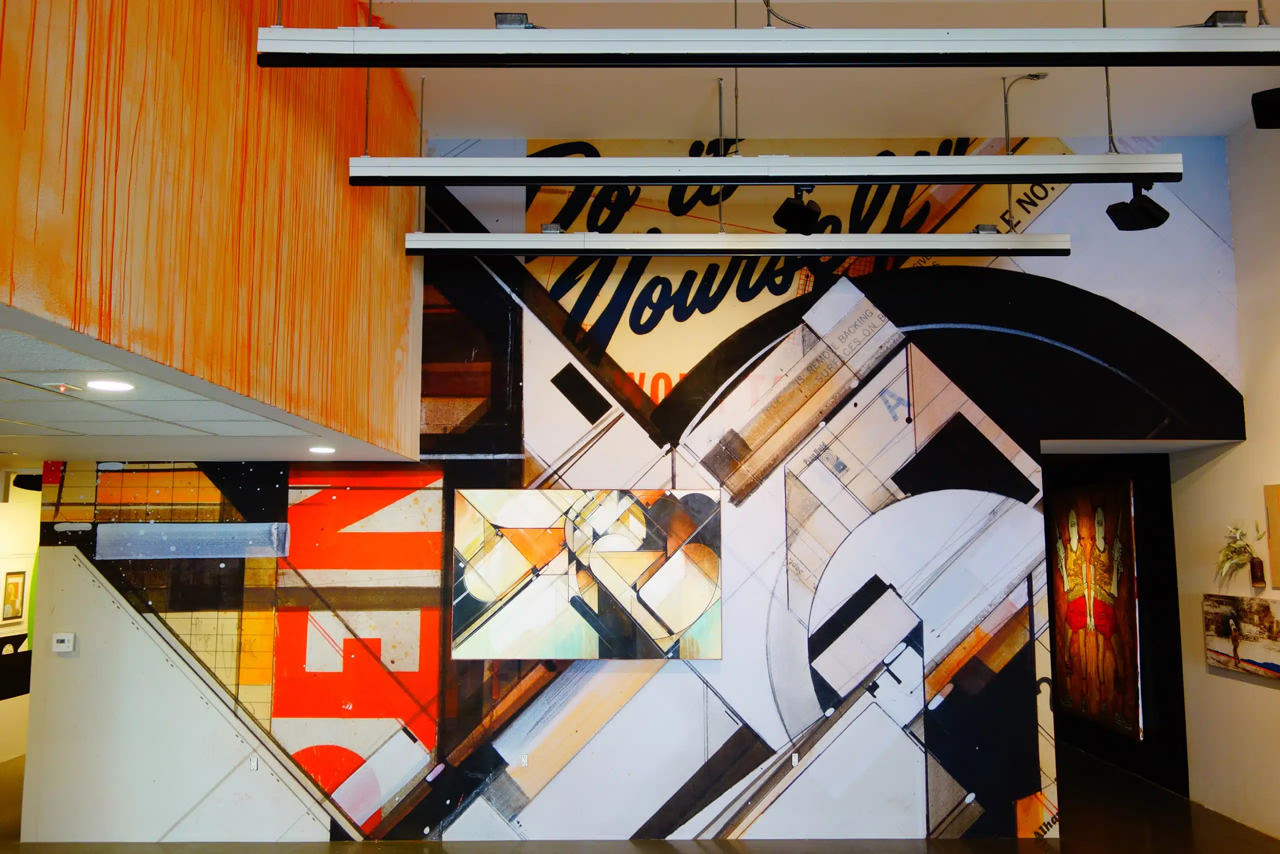 Graffiti art exhibit