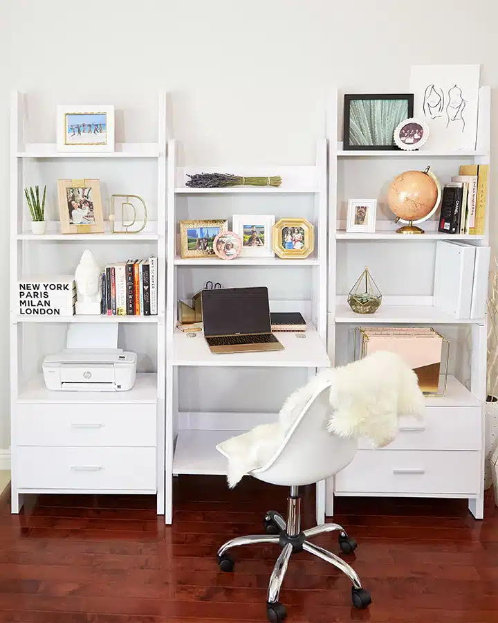 A room filled with furniture and a table