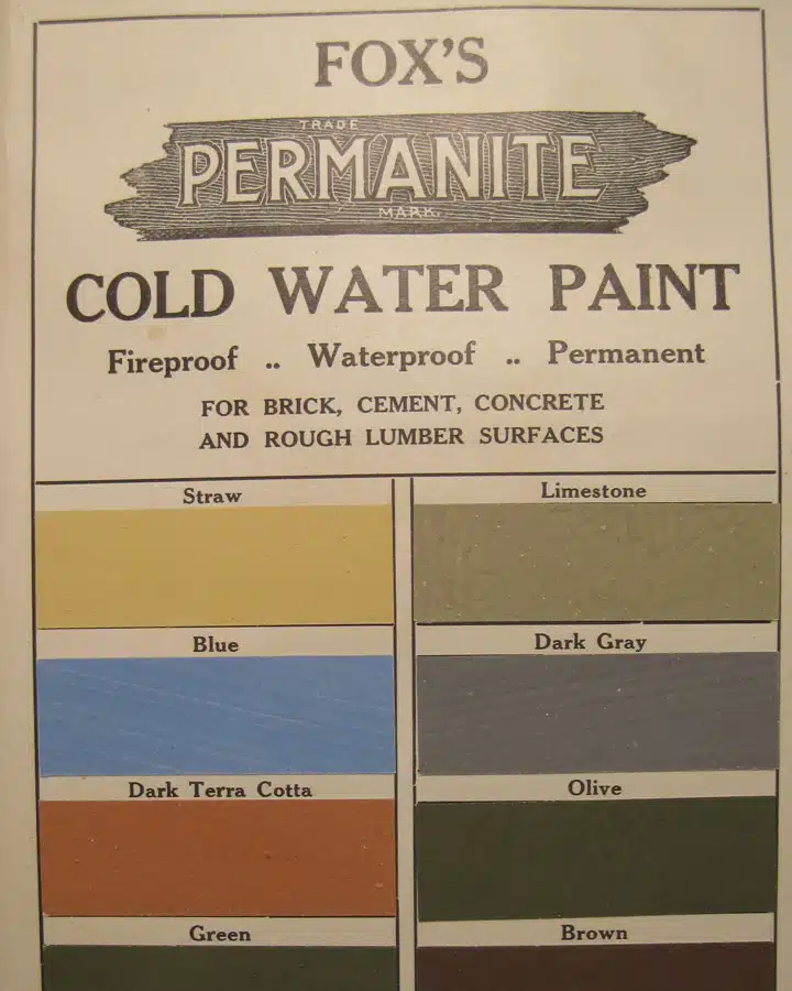 Cold Water Paint