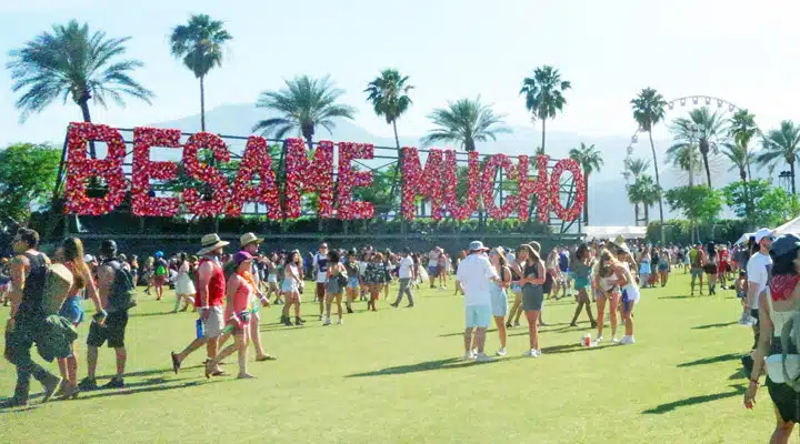 A group of people on a field