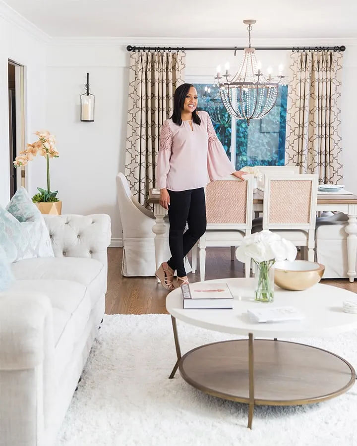 A person sitting on a chair in a room