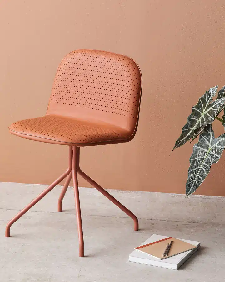 A close up of a chair