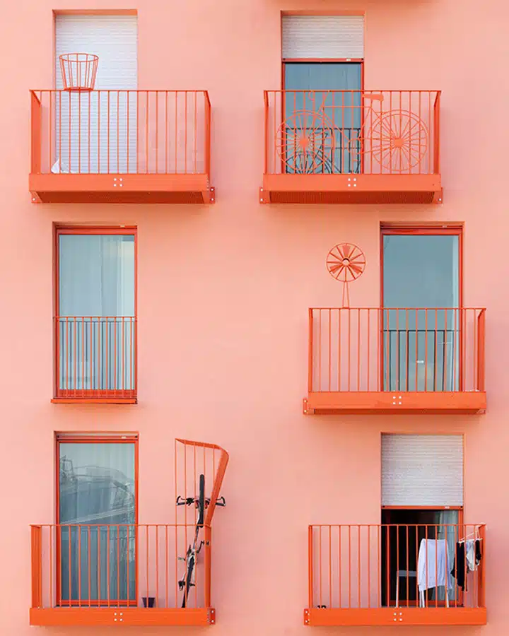 A chair sitting in front of a window