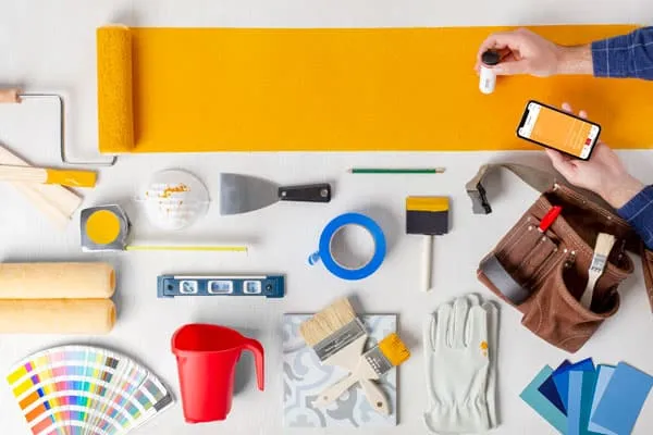 A group of items on a table