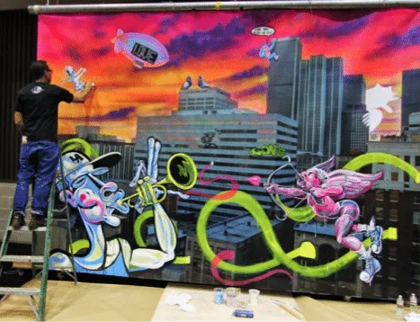 Mural for the teen project