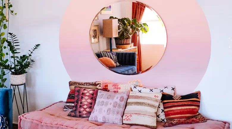 A table topped with lots of furniture