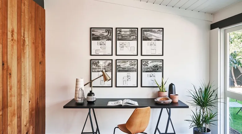 A living room filled with furniture and a window