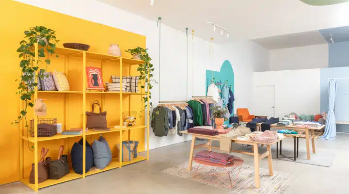 A living room filled with lots of furniture