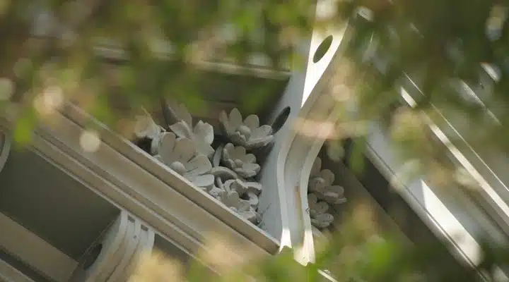 A close up of a bird feeder