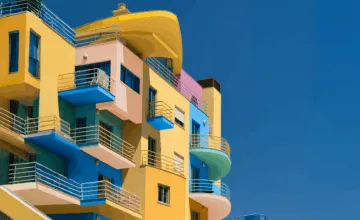 A building with a toy