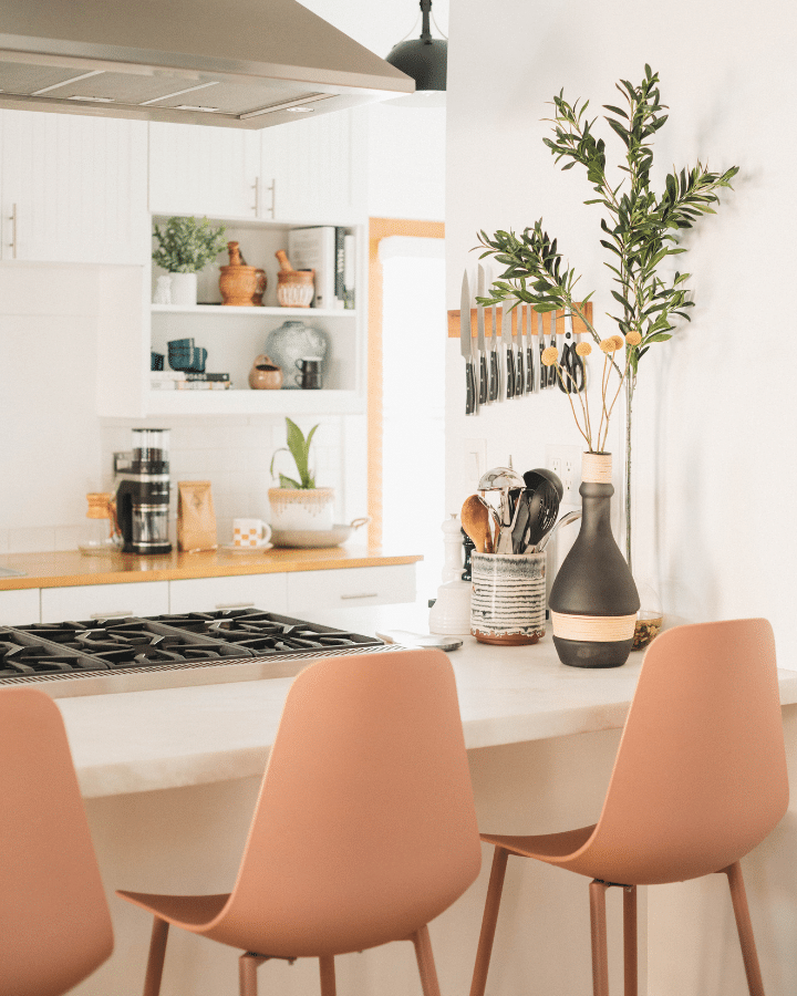 A dining room table