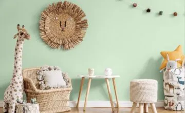 Soft Moss Kids room