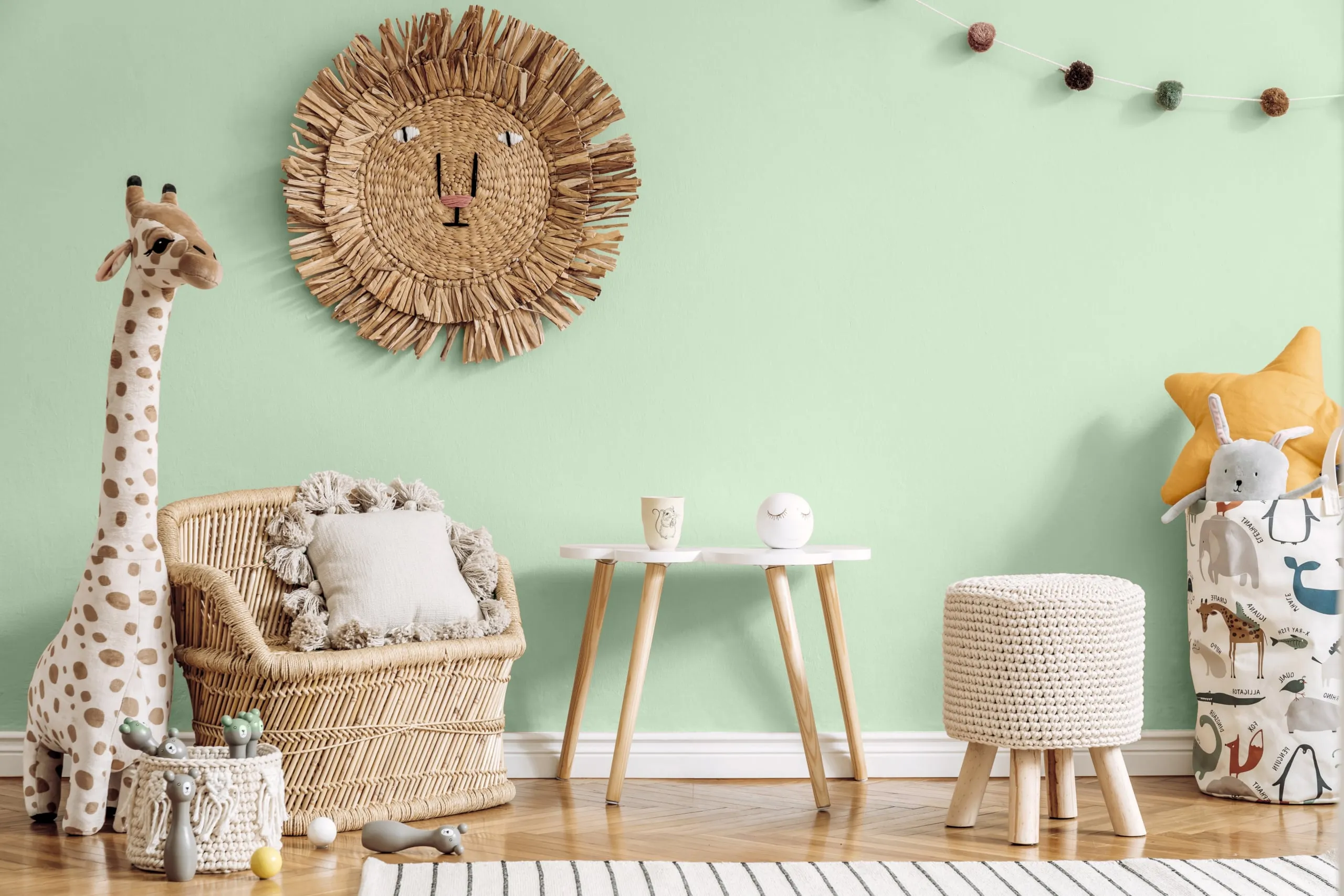 Soft Moss Kids room