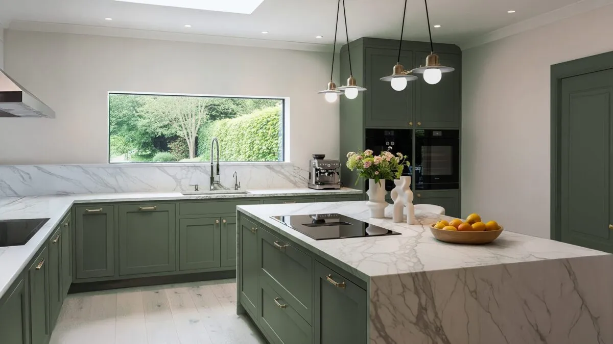 A kitchen during the day