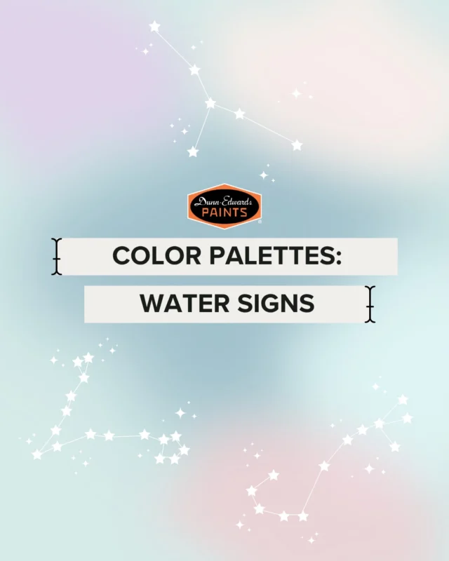 Emotional, intuitive, and a little mysterious—just like the water signs themselves. Our Cancer, Scorpio and Pisces-inspired color palettes channel the calm of ocean blues, the depth of stormy jewel tones and the dreaminess of ethereal pastels. ♋️♏️♓️

Swipe through to find the palette that matches your water sign & leave us a comment with your thoughts!

#dunnedwards #dunnedwardspaints #colorpalette #colorinspiration #watersigns #cancerseason #scorpio #pisces #zodiac