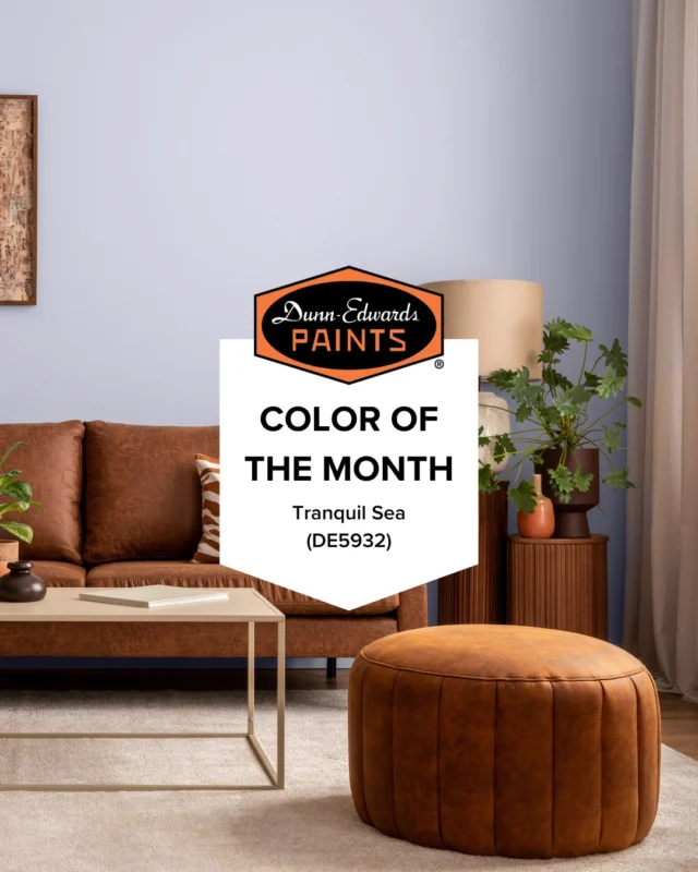 Ready to embrace our June Color of the Month? 🌅 Tranquil Sea (DE5932) is a subtle pale lavender paint color that's perfect for infusing a romantic vibe into your home. Use it on it's own or try pairing it with Bay Fog (DE5934) & Dolphin Tales (DET600) for a paint color palette that feels soothing and unexpected.

✨ Shop Tranquil Sea (DE5932) via the link in our bio ✨

#dunnedwards #dunnedwardspaints #ColorOfTheMonth #PaintPerfection #HomeDecor #InteriorDesign #paintcolorinspiration #paintcolors