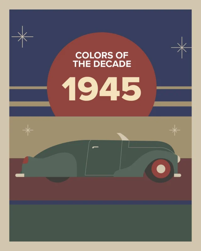 Step into the 1940s with our Colors of the Decades palette into an era defined by wartime resilience, practicality and quiet strength. 🎖️🇺🇸 Our 1945-inspired color palette reflects the decade as home decor leaned into muted, versatile primaries that felt both classic and enduring.

Earthy hues like Huntington Woods (DET538), Natural Bridge (DE6194) and Nomadic Taupe (DE6192) reflect this spirit alongside deeper shades like Red Craft (DET423), Folklore (DET413) and Singing the Blues (DET576).

As a company, this decade marked key moments in our history: we changed our name to the Dunn-Edwards Corporation, began developing professional-grade tools and hired our first-ever color consultant, Lita Williams, laying the foundation for the color expertise we’re known for today.

Leave a comment telling us your fave 1940s-inspired color and stay tuned to see which palette is next—there are only 2 left! Plus, explore The Colors of the Decades on DunnEdwards.com/Decades (link in bio).

#DunnEdwards #DunnEdwardsPaints #ColorsOfTheDecades #100YearAnniversary #ColorInspiration #ColorTrends