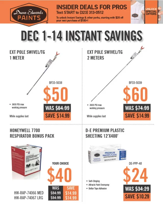 New deals today! Ask store/rep for details.

ES:
¡Nuevas ofertas hoy! Ver la tienda o el rep.